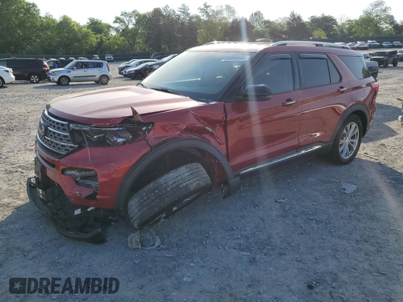 2020 Ford Explorer Limited с VIN 1FMSK7FH1LGA11198, выставлен на аукционе Copart как лот 54845545 с пробегом 54 974 миль миль и Списание • Salvage title. История ставок и продаж доступна на DreamBid. Изображение 1.