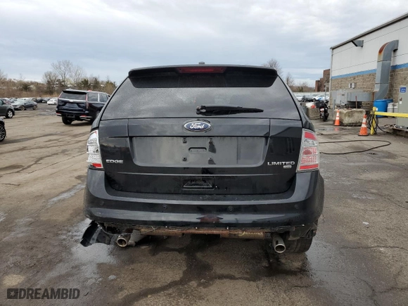 2008 Ford Edge Limited with VIN 2FMDK49C48BA30575, listed as a Copart auction lot 51598575 with 164,889 mi miles and Salvage Title. Bid and sale history available at carsss.com. Image 6.