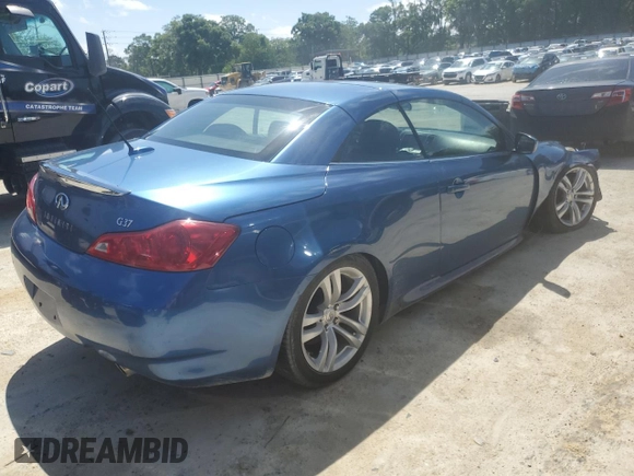 2009 Infiniti G37 with VIN JNKCV66E89M722745, listed as a Copart auction lot 52280805 with 85,787 mi miles and Salvage Title. Bid and sale history available at DreamBid. Image 3.