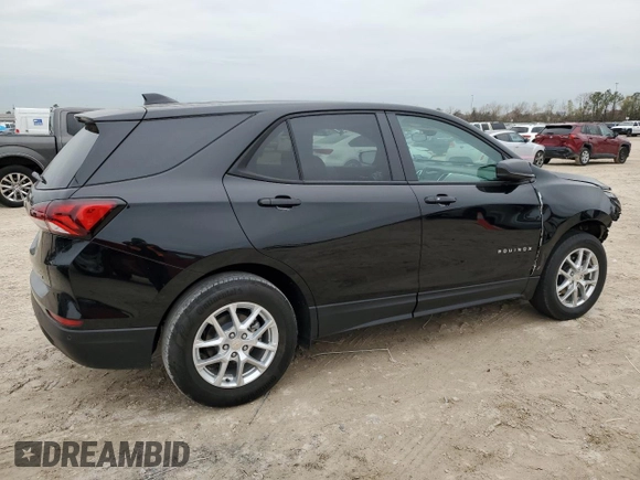 2024 Chevrolet Equinox LS with VIN 3GNAX5EGXRL290483, listed as a Copart auction lot 88916035 with 5,100 mi miles and Clean Title. Bid and sale history available at carsss.com. Image 3.