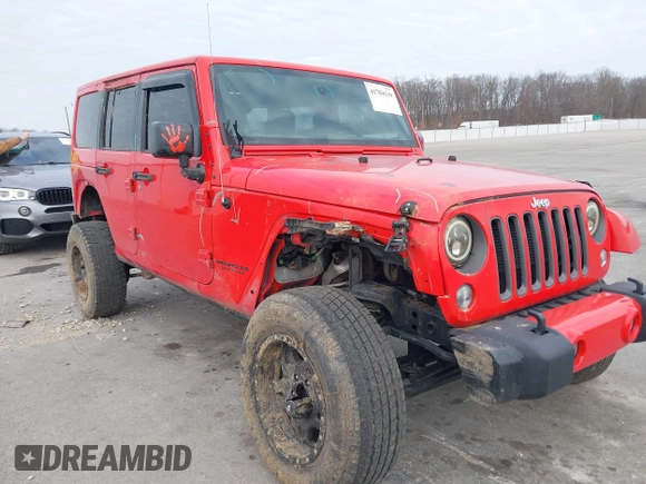2017 Jeep Wrangler Unlimited 75th Anniversary z VIN 1C4BJWEG6HL575731, wystawiony jako IAAI lot #41704339 z przebiegiem 73 742 mil mil oraz . Historia ofert i sprzedaży dostępna na DreamBid. Obrazek 6.