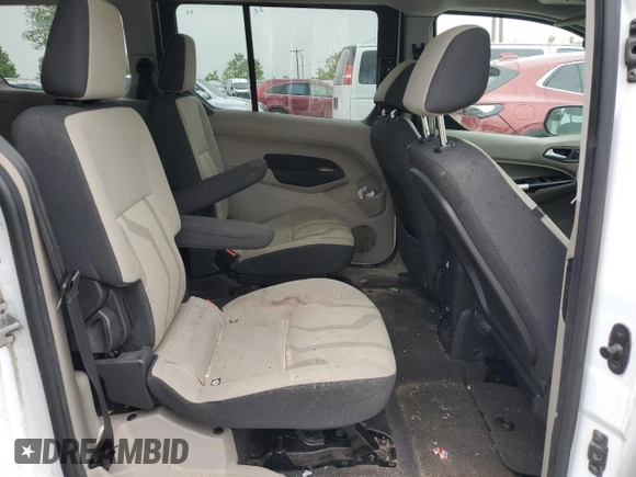 2016 Ford Transit Connect XLT z VIN NM0GE9F73G1241884, wystawiony jako Copart lot #56696495 z przebiegiem 131 929 mil mil oraz Czysty tytuł • Clean title. Historia ofert i sprzedaży dostępna na DreamBid. Obrazek 11.