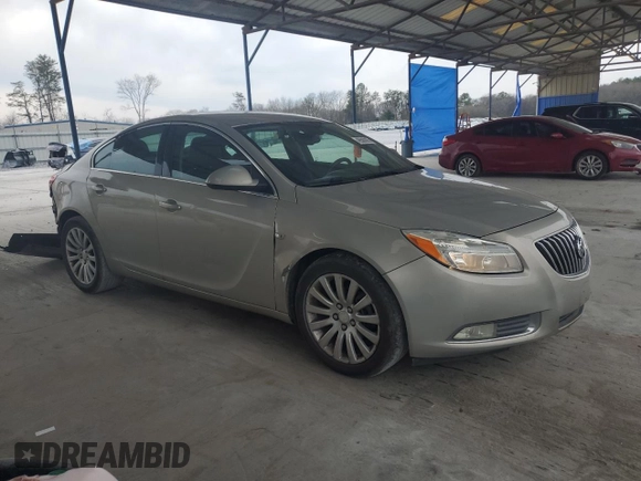 2011 Buick Regal CXL RL1 with VIN W04GN5EC7B1112799, listed as a Copart auction lot 46500085 with 204,960 mi miles and Salvage Title. Bid and sale history available at carsss.com. Image 4.