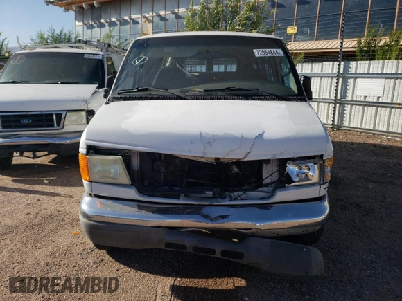 2007 Ford Econoline Passenger XL with VIN 1FBSS31L77DB12766, listed as a Copart auction lot 72954844 with 149,562 mi miles and Salvage title. Bid and sale history available at DreamBid. Image 5.