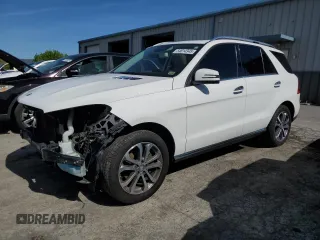 2017 Mercedes-Benz GLE 350 with VIN 4JGDA5JB5HA900650, listed as a Copart auction lot 54814345 with 164,379 mi miles and Salvage title. Bid and sale history available at DreamBid. Image 1.