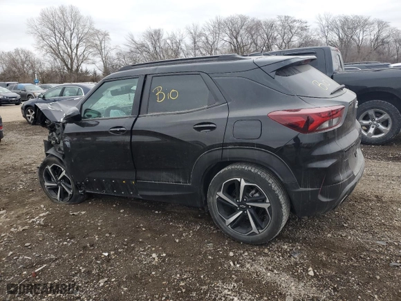 2022 Chevrolet TrailBlazer RS with VIN KL79MTSL0NB063564, listed as a Copart auction lot 78325993 with 0 mi miles and Salvage Title. Bid and sale history available at carsss.com. Image 2.