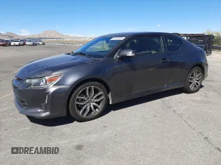 2015 Scion tC z VIN JTKJF5C7XF3096583, wystawiony jako Copart lot #55161025 z przebiegiem 136 674 mil mil oraz Szkoda całkowita • Salvage title. Historia ofert i sprzedaży dostępna na DreamBid. Obrazek 1.