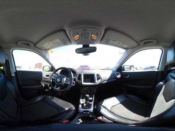 2018 Jeep Compass Altitude with VIN 3C4NJDBBXJT185252, listed as a IAAI auction lot 41847785 with 126,915 mi miles and . Bid and sale history available at carsss.com. Image 20.