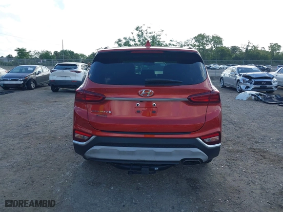 2020 Hyundai Santa Fe SEL with VIN 5NMS33ADXLH170664, listed as a IAAI auction lot 41945937 with 81,511 mi miles. Bid and sale history available at carsss.com. Image 16.