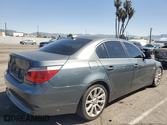 2004 BMW 5 Series 525i with VIN WBANA53564B175495, listed as a Copart auction lot 51739835 with 326,418 mi miles and Salvage Title. Bid and sale history available at carsss.com. Image 3.