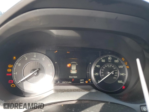 2020 Acura RDX Advance с VIN 5J8TC1H71LL010696, выставлен на аукционе Copart как лот 63010505 с пробегом 106 719 миль миль и Списание • Salvage title. История ставок и продаж доступна на DreamBid. Изображение 9.