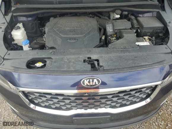 2019 Kia Sedona EX with VIN KNDMB5C17K6526946, listed as a Copart auction lot 83517664 with 0 mi miles and Salvage Title. Bid and sale history available at carsss.com. Image 12.