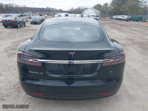 2017 Tesla Model S 60 with VIN 5YJSA1E12HF189972, listed as a IAAI auction lot 41578104 with NaN miles. Bid and sale history available at carsss.com. Image 16.