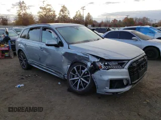 2024 Audi Q7 Premium Plus with VIN WA1LXBF71RD009928, listed as a Copart auction lot 77769904 with 12,012 mi miles and Salvage title. Bid and sale history available at DreamBid. Image 4.