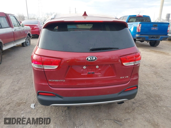 2018 Kia Sorento EX with VIN 5XYPHDA5XJG393042, listed as a IAAI auction lot 41915562 with 110,681 mi miles and . Bid and sale history available at carsss.com. Image 16.