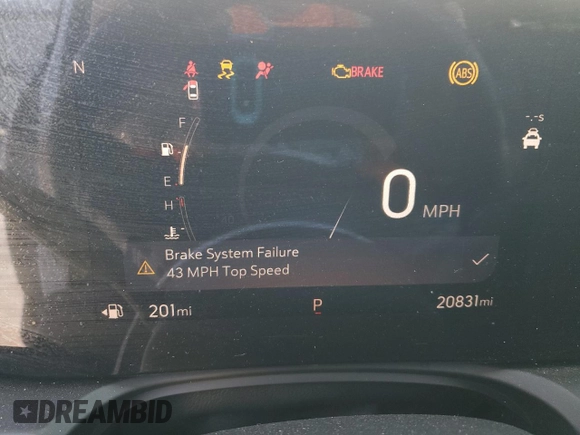 2024 Buick Encore GX Sport Touring with VIN KL4AMDSL3RB086553, listed as a Copart auction lot 47048905 with 20,831 mi miles and Salvage title. Bid and sale history available at DreamBid. Image 9.