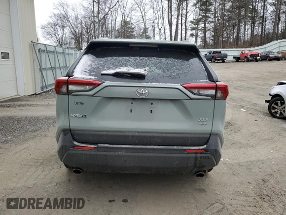 2020 Toyota RAV4 XLE with VIN JTMP1RFV4LD048990, listed as a Copart auction lot 85850564 with 122,230 mi miles and Salvage Title. Bid and sale history available at carsss.com. Image 6.