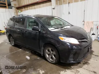 2019 Toyota Sienna LE Auto Access Seat with VIN 5TDKZ3DC7KS003451, listed as a Copart auction lot 87056704 with 76,587 mi miles and Salvage Title. Bid and sale history available at DreamBid. Image 4.