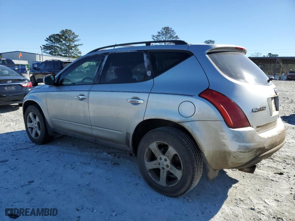 2005 Nissan Murano SL with VIN JN8AZ08T15W305217, listed as a Copart auction lot 41696695 with 238,677 mi miles and Salvage Title. Bid and sale history available at carsss.com. Image 2.