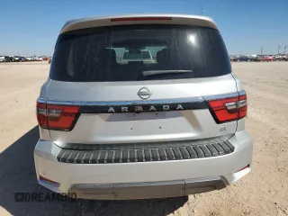 2023 Nissan Armada SL with VIN JN8AY2BA5P9401536, listed as a Copart auction lot 45586885 with 31,481 mi miles and Salvage Title. Bid and sale history available at carsss.com. Image 6.