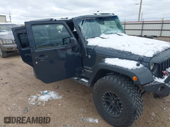 2017 Jeep Wrangler Unlimited Sport with VIN 1C4BJWDG4HL748681, listed as a IAAI auction lot 41265831 with 76,169 mi miles. Bid and sale history available at carsss.com. Image 6.