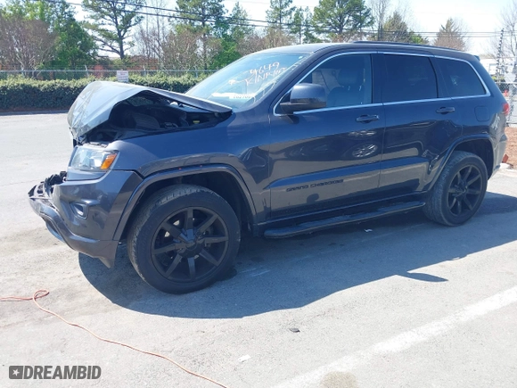 2015 Jeep Grand Cherokee Altitude with VIN 1C4RJFAG8FC954649, listed as a IAAI auction lot 41906591 with 76,804 mi miles. Bid and sale history available at carsss.com. Image 17.