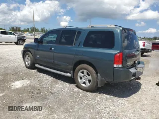 2005 Nissan Armada LE z VIN 5N1AA08A95N738884, wystawiony jako Copart lot #56823015 z przebiegiem 183 395 mil mil oraz Czysty tytuł • Clean title. Historia ofert i sprzedaży dostępna na DreamBid. Obrazek 2.