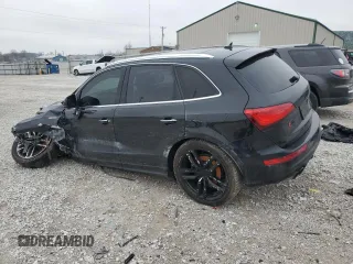 2017 Audi SQ5 Premium Plus with VIN WA1CCAFPXHA005026, listed as a Copart auction lot 43658455 with 83,642 mi miles and Salvage Title. Bid and sale history available at DreamBid. Image 2.