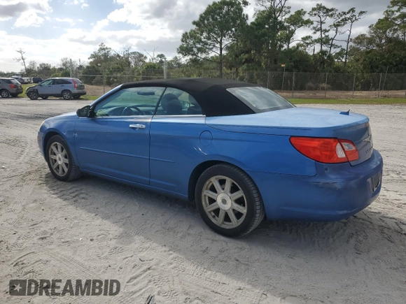 2008 Chrysler Sebring Limited with VIN 1C3LC65M88N231878, listed as a Copart auction lot 84882544 with 111,318 mi miles and Clean Title. Bid and sale history available at carsss.com. Image 2.