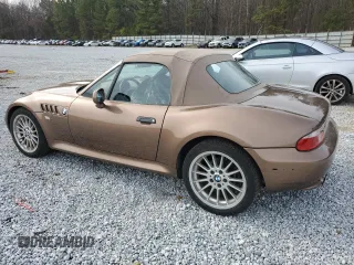 2001 BMW Z3 3.0i with VIN WBACN53491LJ55878, listed as a Copart auction lot 84681544 with 106,059 mi miles and Clean Title. Bid and sale history available at carsss.com. Image 2.