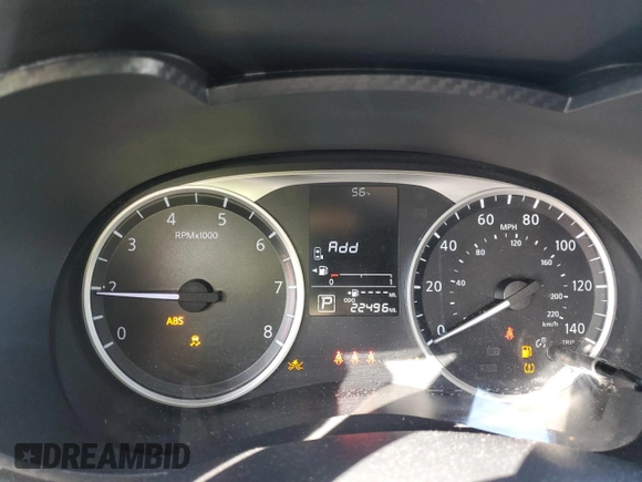 2024 Nissan Versa S with VIN 3N1CN8DVXRL896202, listed as a Copart auction lot 52783645 with 22,496 mi miles and Salvage Title. Bid and sale history available at DreamBid. Image 9.