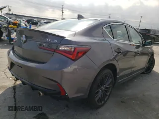 2022 Acura ILX w/Premium/A-Spec Package with VIN 19UDE2F81NA006792, listed as a Copart auction lot 48696873 with 6,183 mi miles. Bid and sale history available at carsss.com. Image 3.