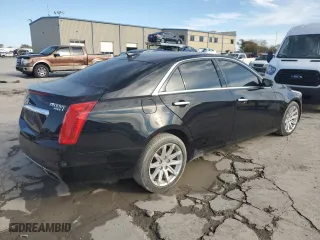 2016 Cadillac CTS Sedan RWD with VIN 1G6AP5SX1G0130891, listed as a Copart auction lot 81551824 with 92,522 mi miles and Clean Title. Bid and sale history available at carsss.com. Image 3.