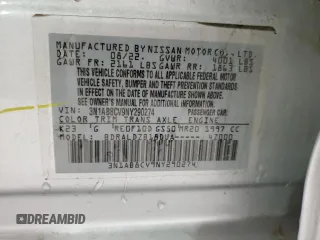 2022 Nissan Sentra SV with VIN 3N1AB8CV9NY290274, listed as a Copart auction lot 50655435 with 53,060 mi miles and Salvage Title. Bid and sale history available at DreamBid. Image 12.