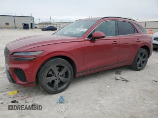 2022 Genesis GV70 Sport with VIN KMUMCDTCXNU011073, listed as a Copart auction lot 88661615 with 34,297 mi miles and Salvage title. Bid and sale history available at DreamBid. Image 1.