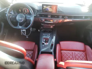 2018 Audi S4 Premium Plus with VIN WAUB4AF41JA097036, listed as a Copart auction lot 84469644 with 68,468 mi miles and Salvage Title. Bid and sale history available at carsss.com. Image 8.