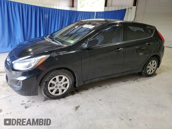 2014 Hyundai Accent GS with VIN KMHCT5AE7EU183520, listed as a Copart auction lot 54299215 with 92,660 mi miles and Salvage title. Bid and sale history available at DreamBid. Image 1.