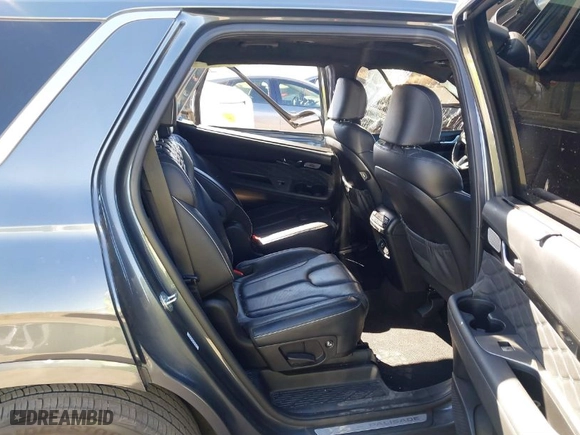 2022 Hyundai Palisade Calligraphy with VIN KM8R7DHE0NU361203, listed as a IAAI auction lot 41511146 with 55,477 mi miles. Bid and sale history available at carsss.com. Image 8.