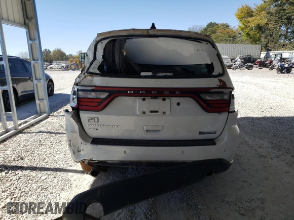 2017 Dodge Durango Special Service with VIN 1C4SDJFT8HC740412, listed as a Copart auction lot 76374664 with 137,751 mi miles and Salvage title. Bid and sale history available at DreamBid. Image 6.