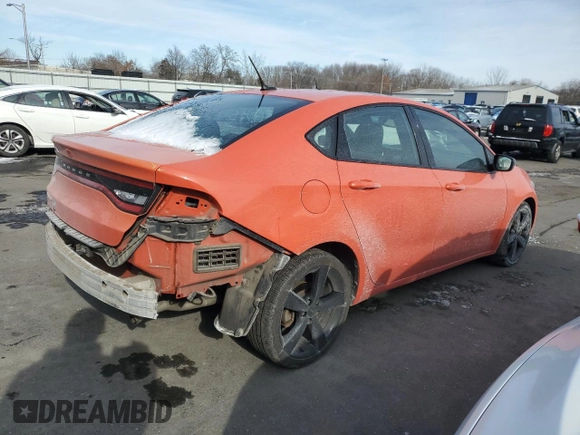 2015 Dodge Dart SXT with VIN 1C3CDFBB8FD320384, listed as a Copart auction lot 89358485 with 99,512 mi miles and Salvage Title. Bid and sale history available at carsss.com. Image 3.