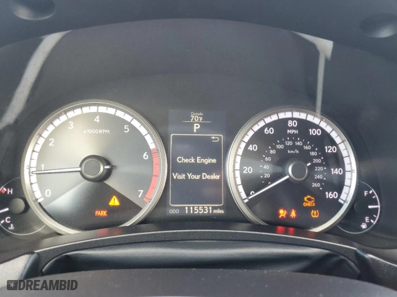 2016 Lexus NX 200t with VIN JTJYARBZ9G2039990, listed as a Copart auction lot 51638265 with 115,531 mi miles and Salvage Title. Bid and sale history available at carsss.com. Image 9.