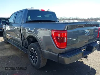 2023 Ford F-150 XL with VIN 1FTFW1E5XPFA64539, listed as a IAAI auction lot 41814306 with 58,207 mi miles and . Bid and sale history available at carsss.com. Image 3.