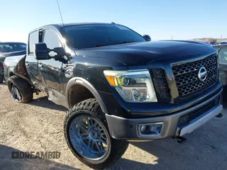 2016 Nissan Titan Pro-4X with VIN 1N6BA1F48GN510807, listed as a IAAI auction lot 42435149 with 94,175 mi miles and . Bid and sale history available at DreamBid. Image 1.