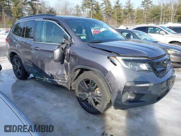 2022 Honda Pilot Special Edition with VIN 5FNYF6H27NB080710, listed as a IAAI auction lot 41612297 with 37,157 mi miles. Bid and sale history available at carsss.com. Image 1.