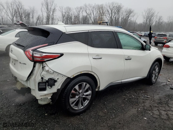 2018 Nissan Murano Platinum with VIN 5N1AZ2MH5JN138414, listed as a Copart auction lot 43056295 with 75,900 mi miles and Salvage Title. Bid and sale history available at carsss.com. Image 3.