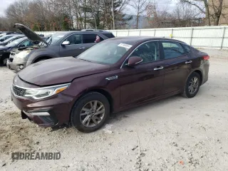 2019 Kia Optima LX with VIN 5XXGT4L33KG352722, listed as a Copart auction lot 87468804 with 49,167 mi miles and Salvage Title. Bid and sale history available at DreamBid. Image 1.