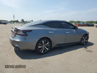 2021 Nissan Maxima SV with VIN 1N4AA6CV5MC504159, listed as a Copart auction lot 60447655 with 80,390 mi miles and Salvage title. Bid and sale history available at DreamBid. Image 3.