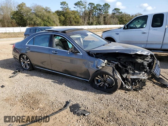 2017 Mercedes-Benz S 550e with VIN WDDUG6DB2HA294721, listed as a Copart auction lot 48889975 with Not Provided miles and Non Repairable. Bid and sale history available at DreamBid. Image 4.