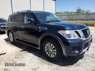 2018 Nissan Armada SL with VIN JN8AY2NC0J9553194, listed as a Copart auction lot 54011255 with 108,115 mi miles and Salvage Title. Bid and sale history available at DreamBid. Image 4.