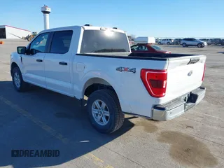 2023 Ford F-150 XL with VIN 1FTEW1EB6PKD46153, listed as a IAAI auction lot 41441521 with 122,754 mi miles and . Bid and sale history available at carsss.com. Image 3.